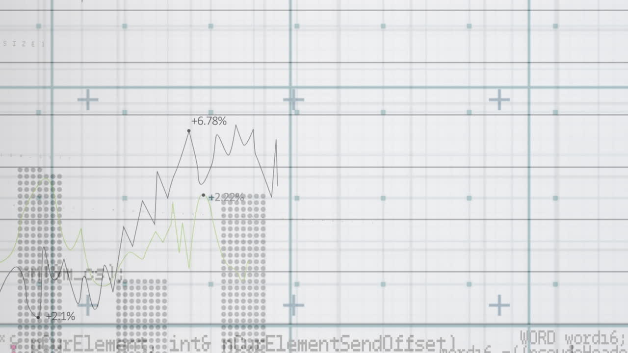 ⁇ 색 배경 위의 데이터 처리 애니메이션