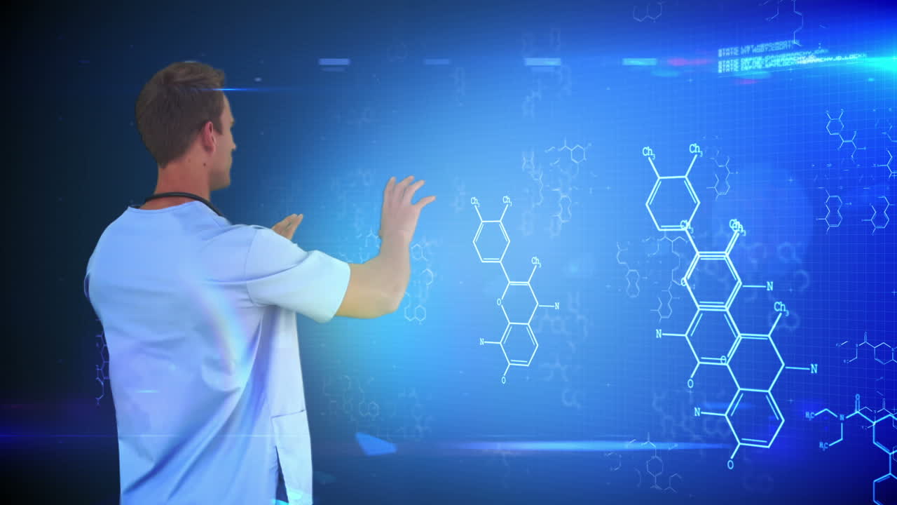 investigador que utiliza la tecnología