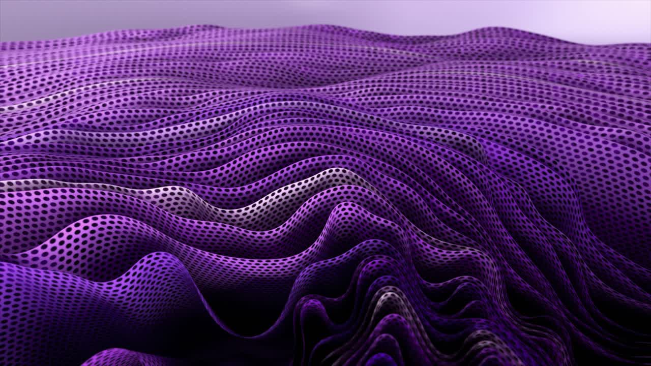 Abstract Purple Mesh Waves