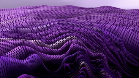 abstract purple mesh waves