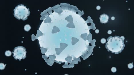 Animación-3d-De-Coronavirus-Brillante