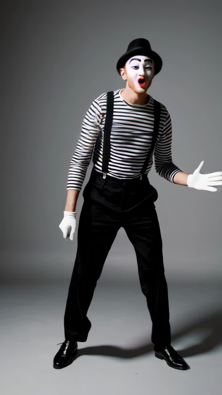 Mime Artist Performance