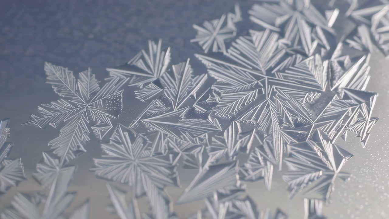 Intricate Frost Patterns on a Window