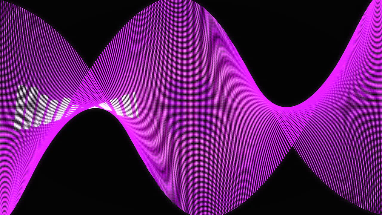 Abstract Purple Wave Design