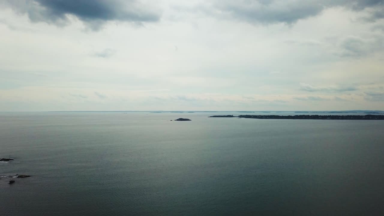 Swampscott beach scenery in Massachusetts, USA
