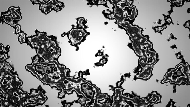 Superficie planetaria astratta grigia