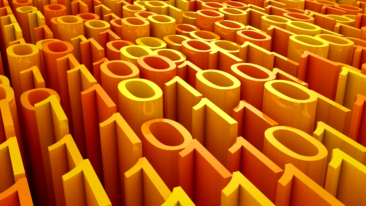 el fondo del código binario