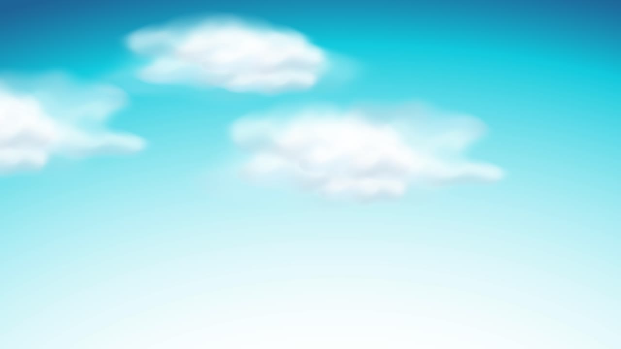 골프 공이 푸른 하늘 아래 잔디를 가로질러 뛰고 있습니다.