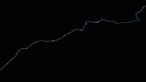 Electrical-ray-in-slow-motion-traversing-the-shot,-simulation-of-Thor's-powers