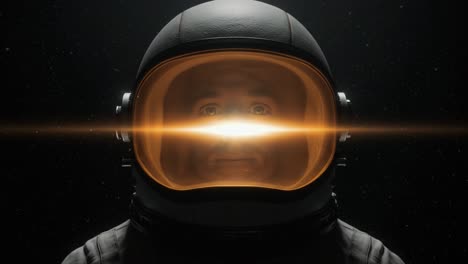 an astronaut's journey through space: the transformation from isolation to discovery captured in a powerful visual experience