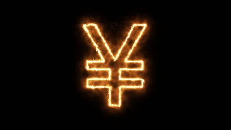 yen symbol of burning flame. japanese yen symbol made from fire flame. flaming burn font or bonfire alphabet text with sizzling fiery shining heat effect. 3d rendering.