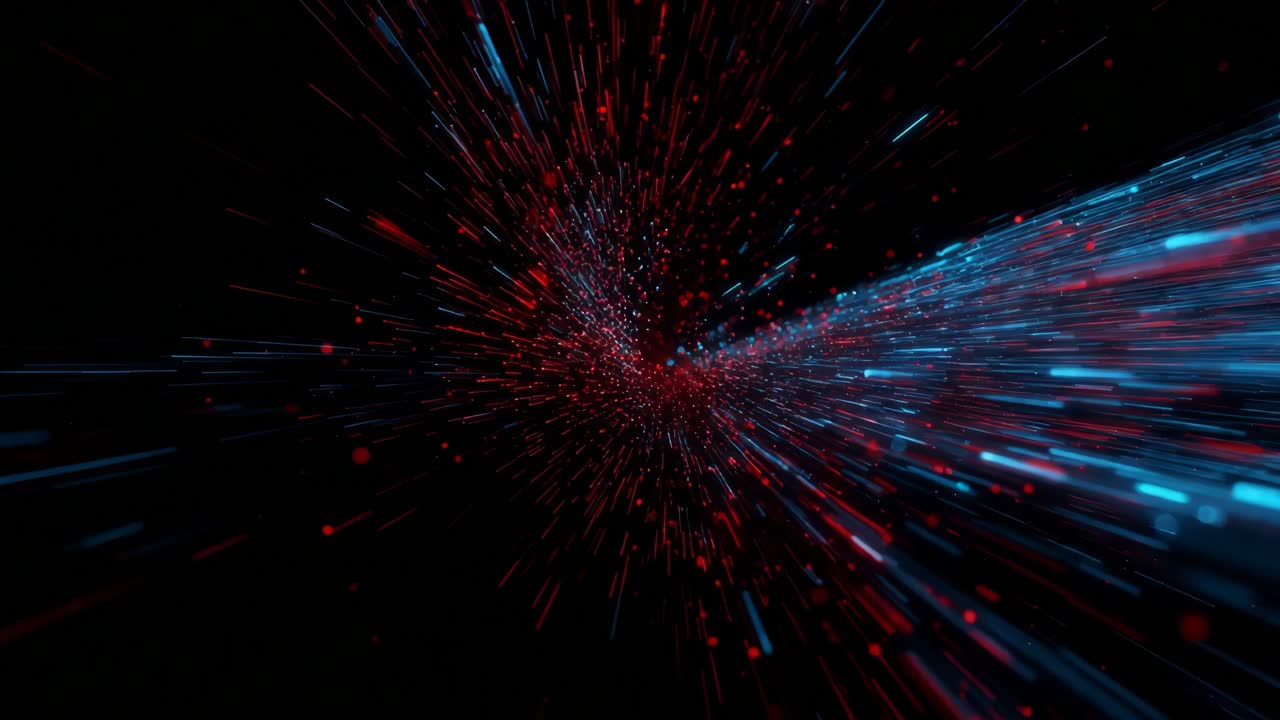 túnel de velocidad abstracto