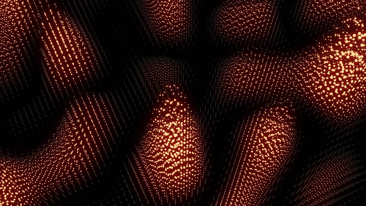 Sfondo Astratto con Motivo a Punti Luminosi