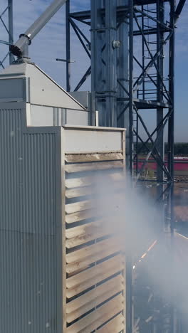 grain silo ventilation and drying process