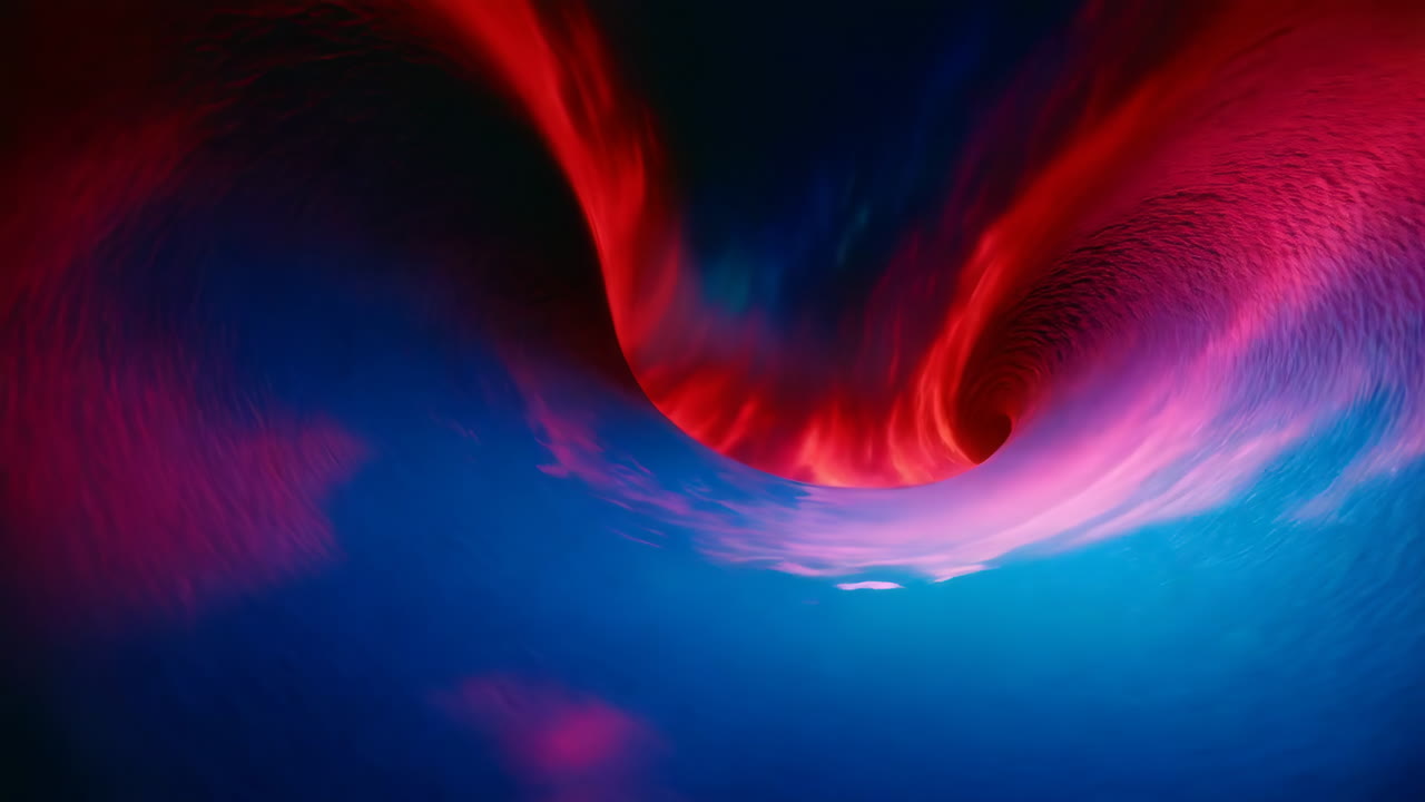 Abstract Vortex Tunnel of Colors