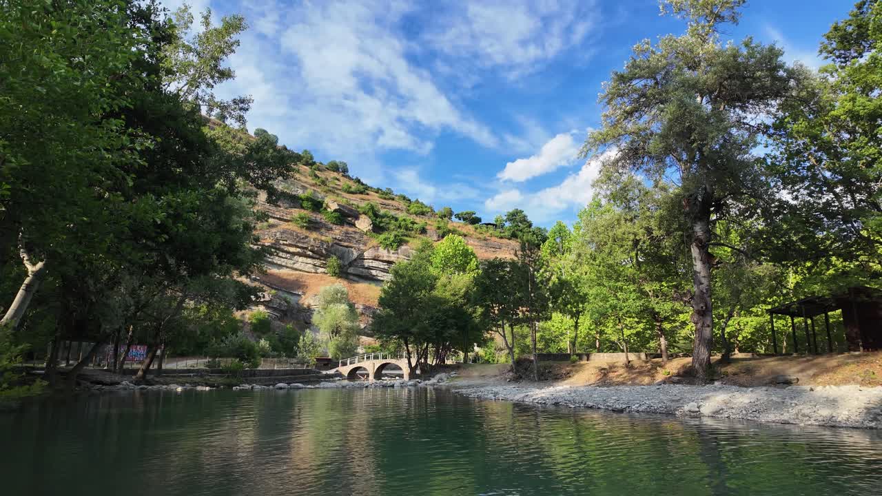 Aliakmonas River Party music festival location Nestorio Greece nature landscape