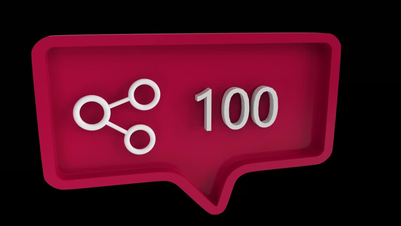 icono de conexión con el aumento de la cuenta en las redes sociales