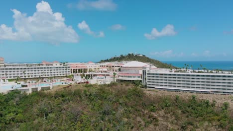 Droning-The-El-Conquistadore-In-Fajardo,-Puerto-Rico