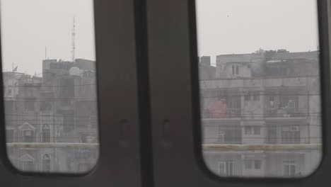 view from delhi metro india