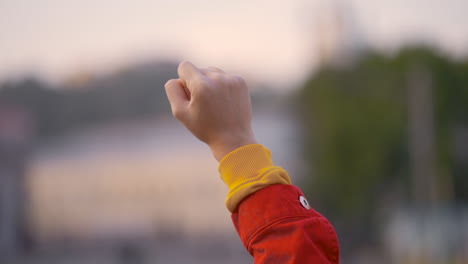 Raised-Female-Hand