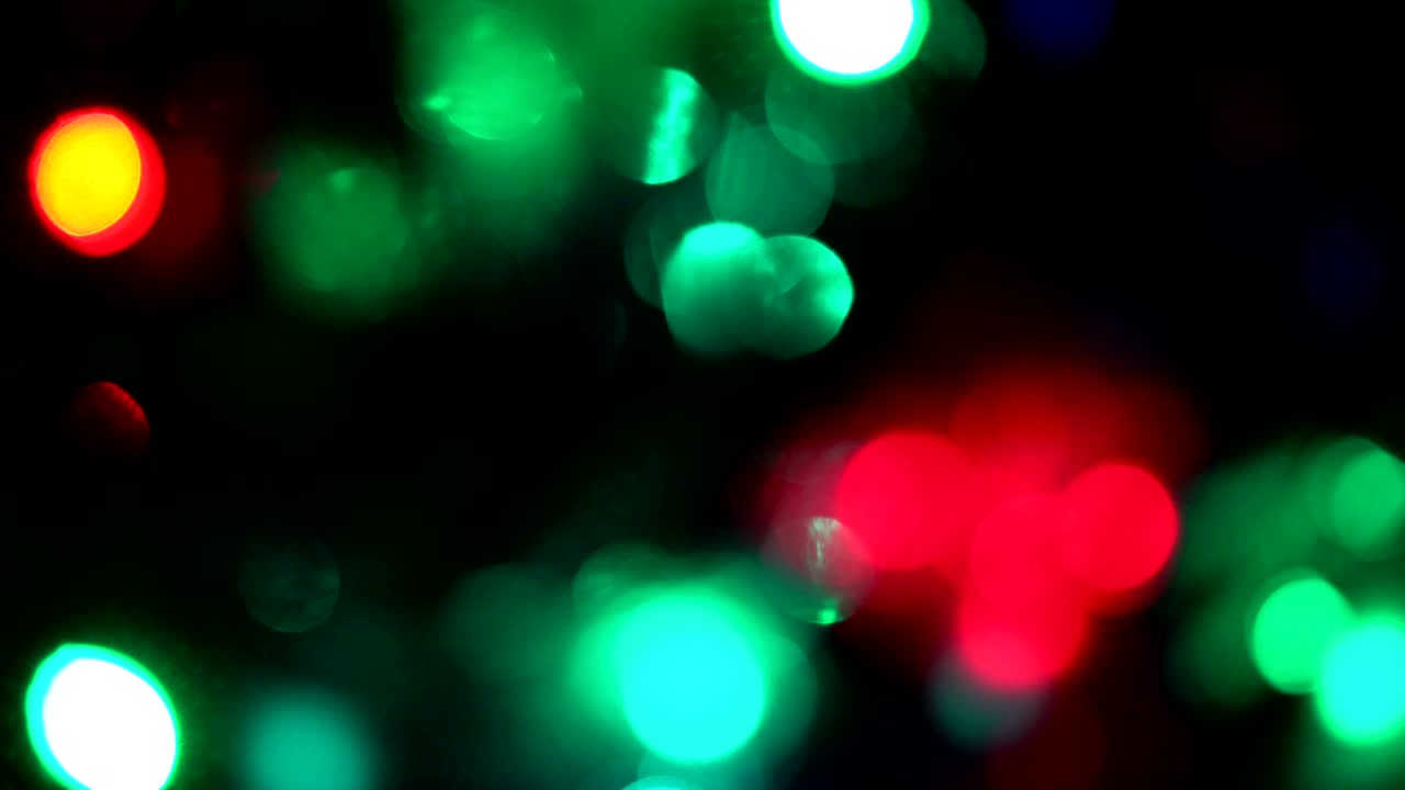 Sfondo di luci natalizie. Sfondo luminoso festivo.