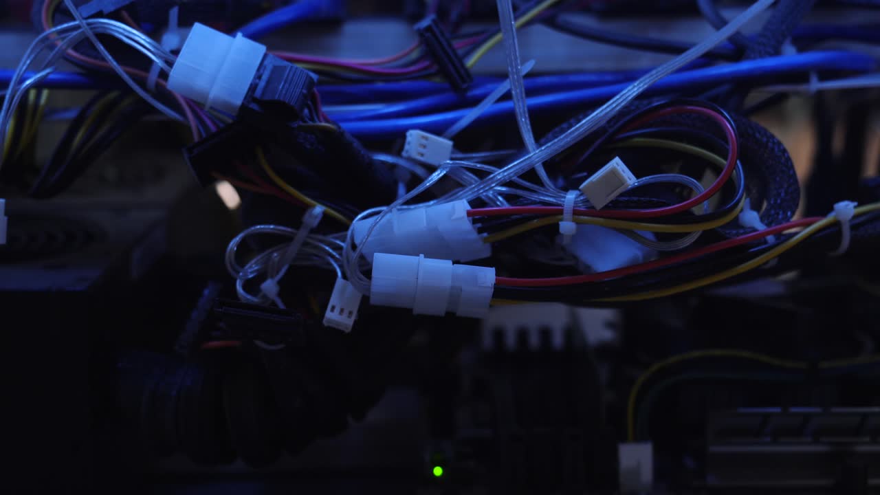 un pc personalizado construido con refrigeración rgb en el interior