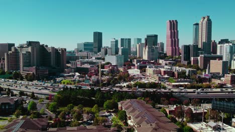 aerial of atlanta, georgia