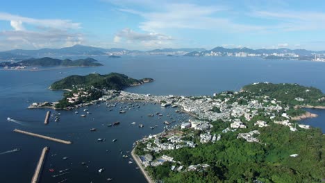 hong kong cheung chau, al suroeste de la isla de hong kong