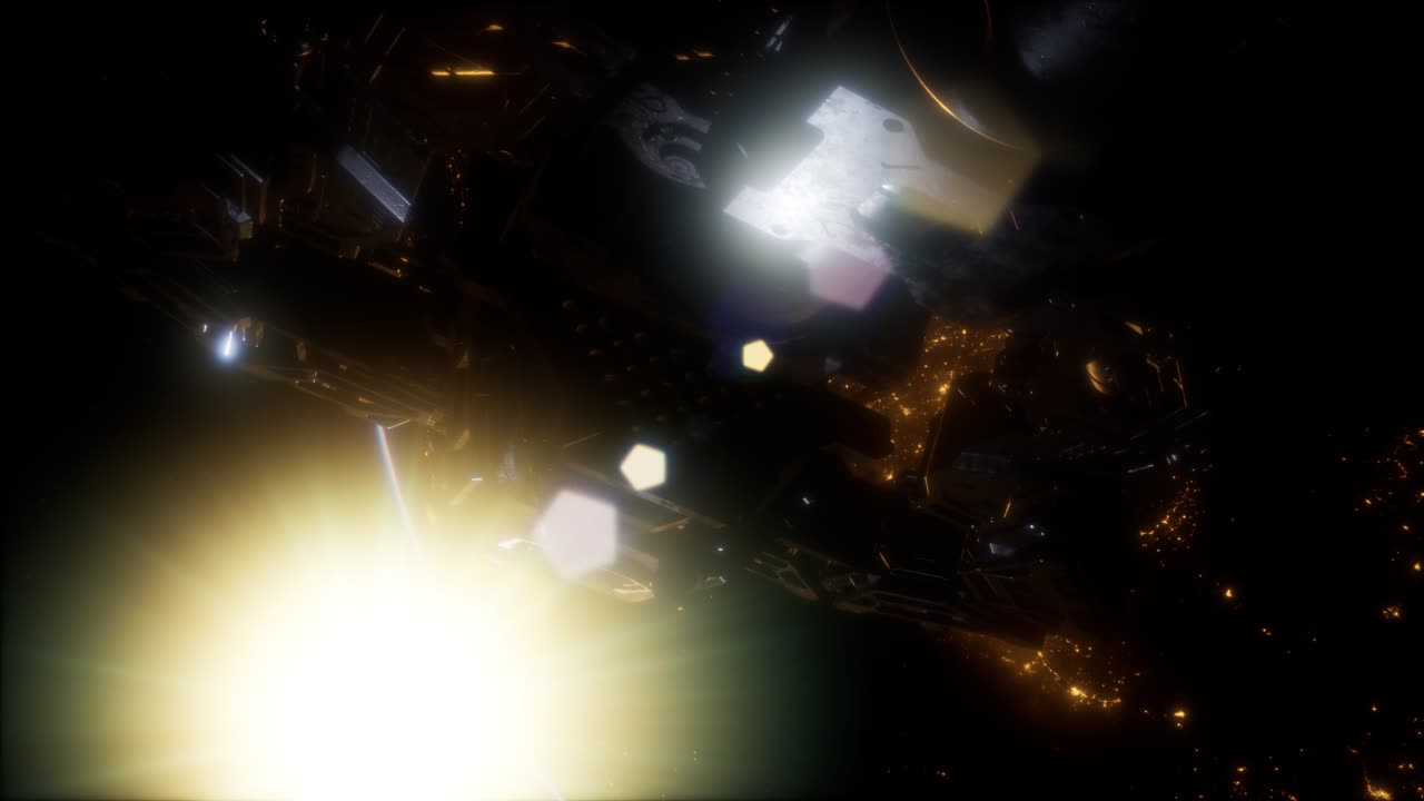 estación espacial internacional sobre el planeta tierra