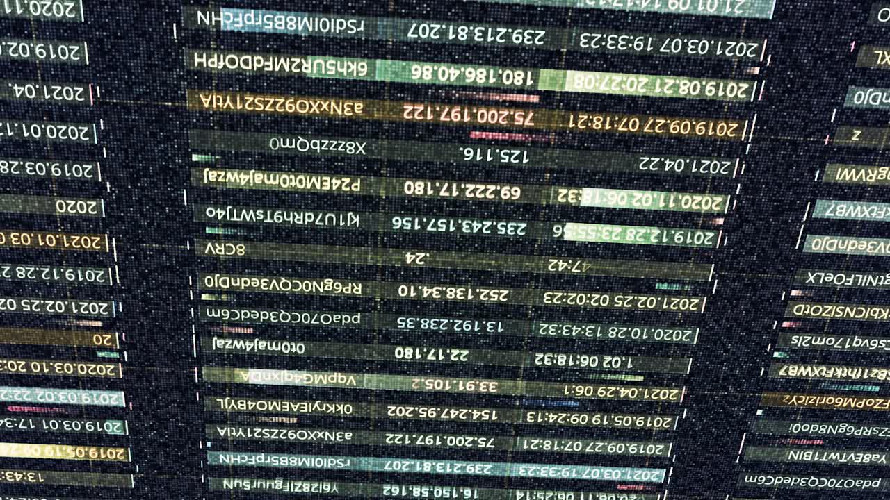 fondo de código digital abstracto