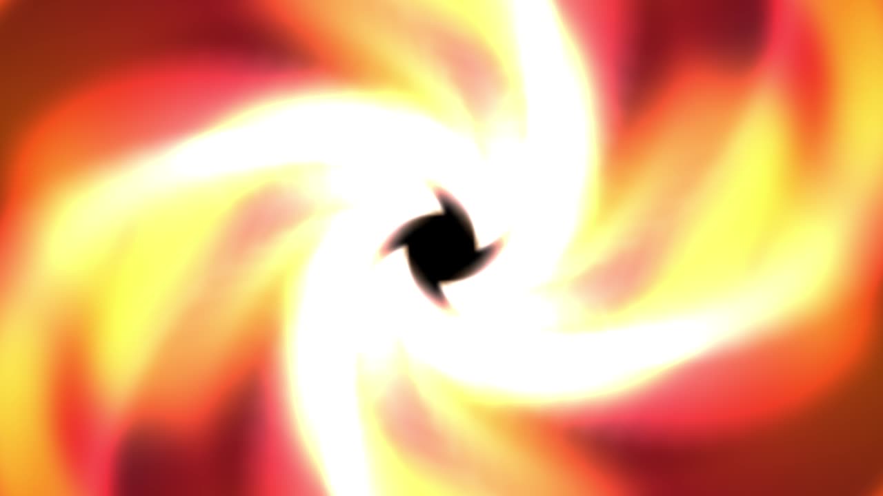 disco naranja girar contra el reloj desde el centro