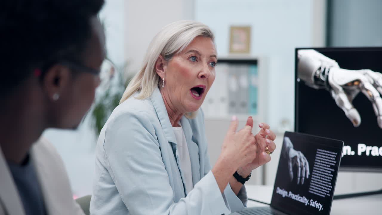 Business Meeting about Robotics and AI