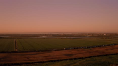 Hadleigh-Castle-dawn-pivot-track-train-follow