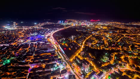istanbul cityscape at night