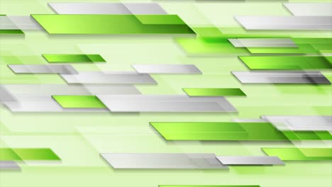 tecnología verde brillante animación de video geométrica