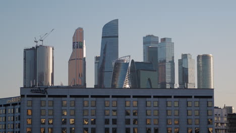 moscow city skyline