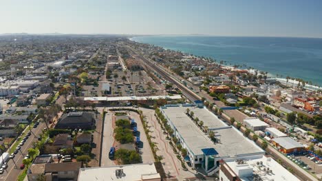 vista aérea de oceanside sur, california