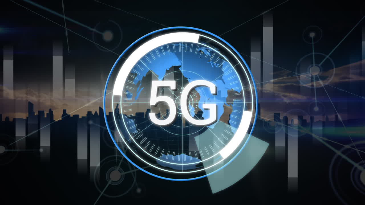 5g visualizzati in un cerchio