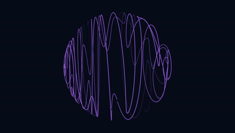 swirling blue lines in a circular motion