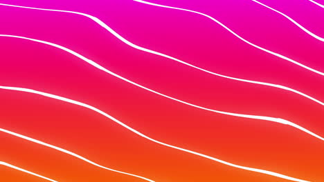 animation of moving shapes on pink background