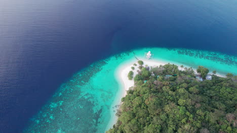 experimente el paraíso tropical de la isla de los plátanos en palawan, filipinas, a través de estas impresionantes imágenes aéreas