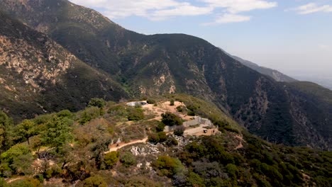 flying over echo mountain house ruins