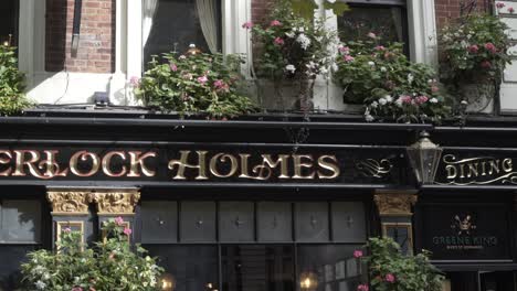 sherlock holmes pub exterior