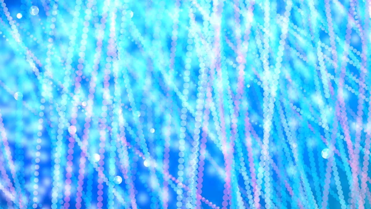 추상적인 부드러운 흐릿한 빛의 구슬 배경 애니메이션 4k 해상도, 반이는 빛의 입자