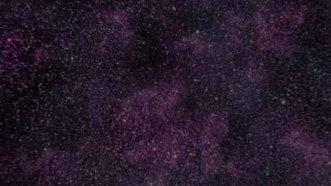 encantador cielo nocturno con estrellas relucientes sobre un fondo púrpura y negro