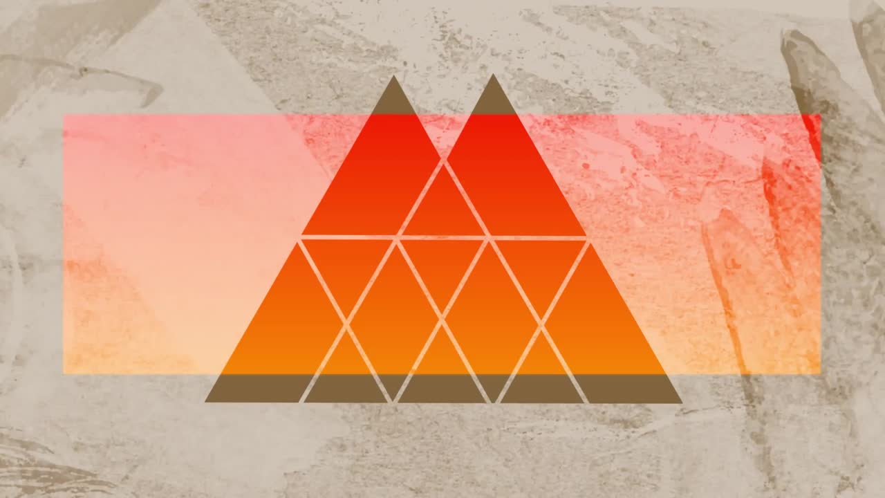 сложенный треугольный дизайн на текстурированном коричневом фоне