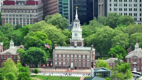 Historische-Unabhängigkeitshalle-In-Philadelphia