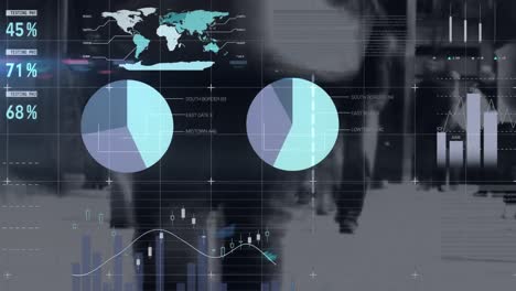 Animación-De-Estadísticas-Y-Procesamiento-De-Datos-Financieros-Sobre-Personas-Caminando-Por-Las-Calles-De-La-Ciudad