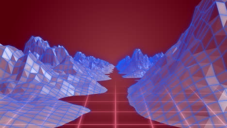 animación de un mapa topográfico en 3d