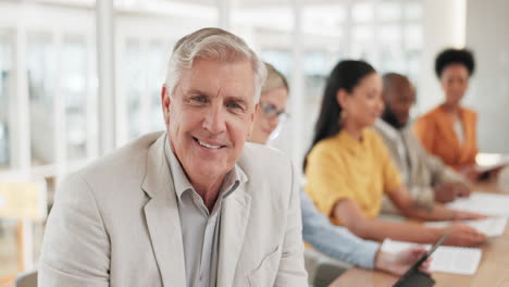 Happy-businessman,-face-and-office-meeting